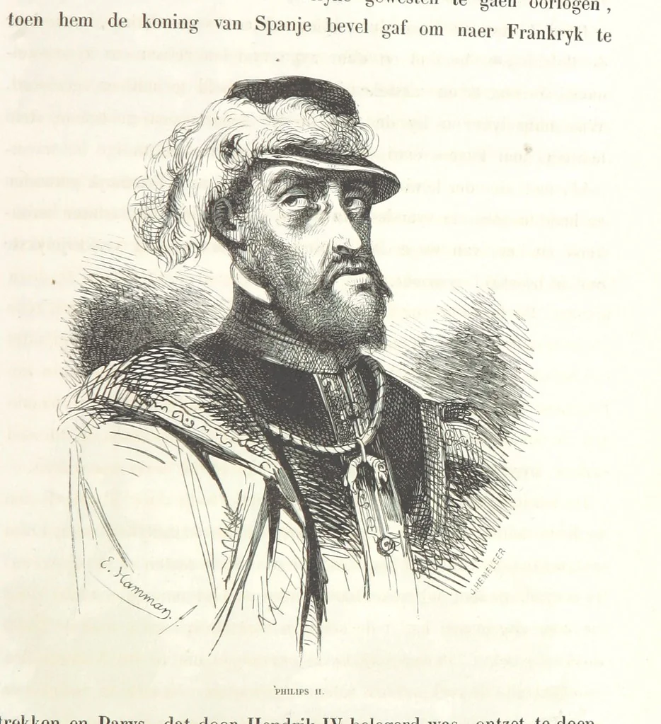 An illustration from Geschiedenis van België ... Versierd met 200 houtsneden, etc, 1845, leaf 527
