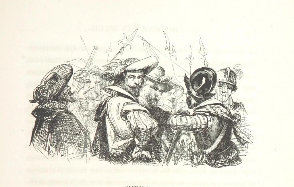 An illustration from Geschiedenis van België ... Versierd met 200 houtsneden, etc, 1845, leaf 529