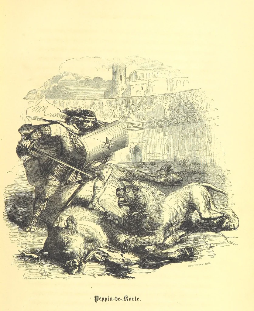 An illustration from Geschiedenis van België ... Versierd met 200 houtsneden, etc, 1845, leaf 55
