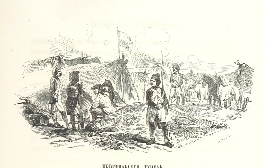 An illustration from Geschiedenis van België ... Versierd met 200 houtsneden, etc, 1845, leaf 591