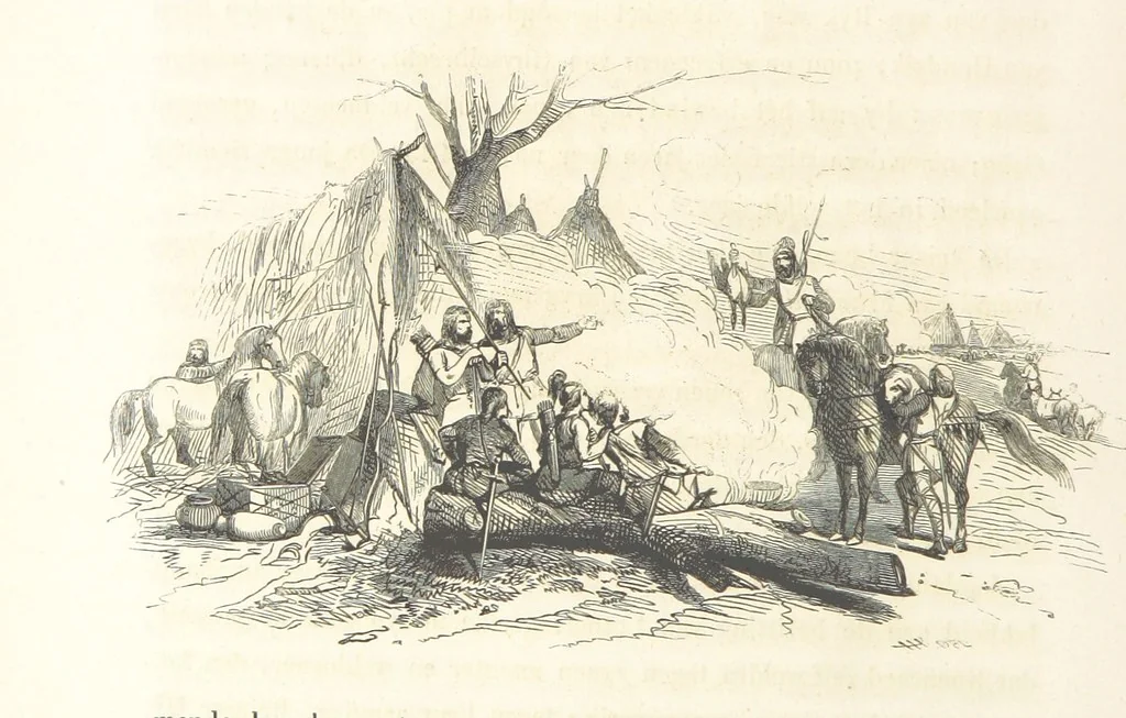 An illustration from Geschiedenis van België ... Versierd met 200 houtsneden, etc, 1845, leaf 84
