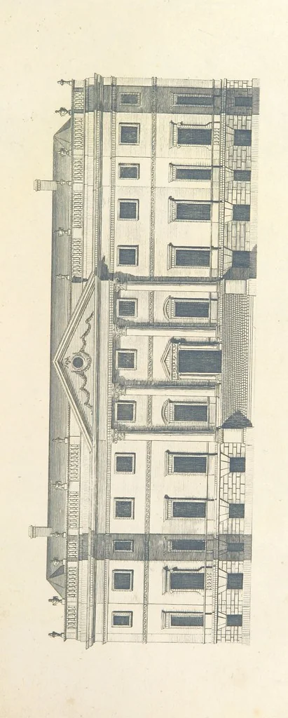 An illustration from The New Builder's Magazine, and Complete Architectural Library, for architects, surveyors, carpenters, etc, 1819, leaf 117