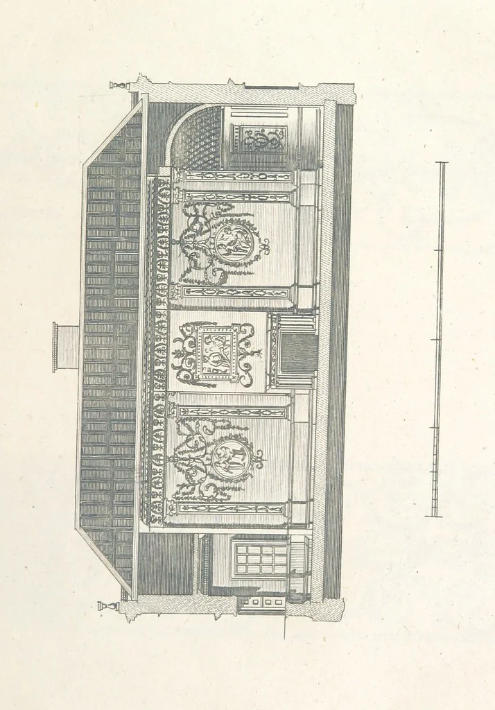 An illustration from The New Builder's Magazine, and Complete Architectural Library, for architects, surveyors, carpenters, etc, 1819, leaf 141