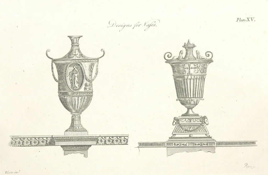 An illustration from The New Builder's Magazine, and Complete Architectural Library, for architects, surveyors, carpenters, etc, 1819, leaf 146