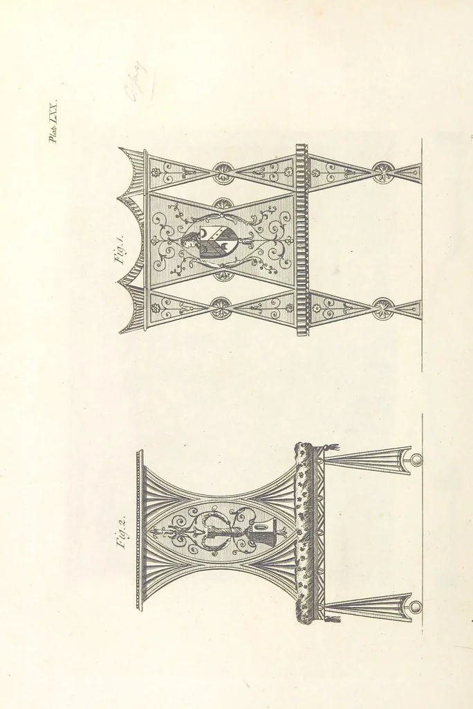 An illustration from The New Builder's Magazine, and Complete Architectural Library, for architects, surveyors, carpenters, etc, 1819, leaf 290