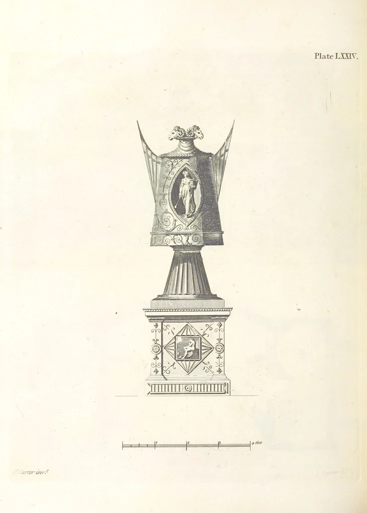 An illustration from The New Builder's Magazine, and Complete Architectural Library, for architects, surveyors, carpenters, etc, 1819, leaf 300
