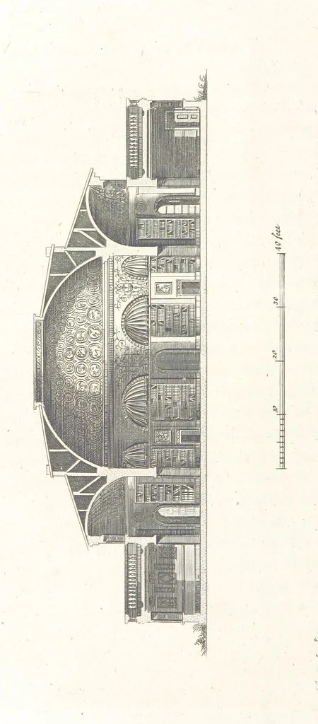 An illustration from The New Builder's Magazine, and Complete Architectural Library, for architects, surveyors, carpenters, etc, 1819, leaf 326