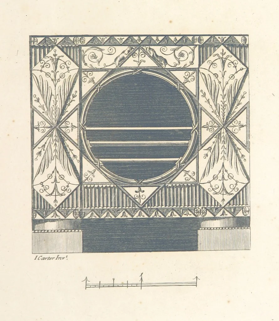An illustration from The New Builder's Magazine, and Complete Architectural Library, for architects, surveyors, carpenters, etc, 1819, leaf 349