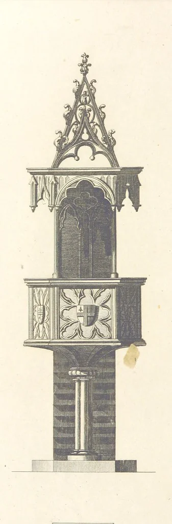 An illustration from The New Builder's Magazine, and Complete Architectural Library, for architects, surveyors, carpenters, etc, 1819, leaf 378