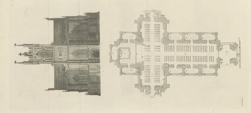 An illustration from The New Builder's Magazine, and Complete Architectural Library, for architects, surveyors, carpenters, etc, 1819, leaf 392