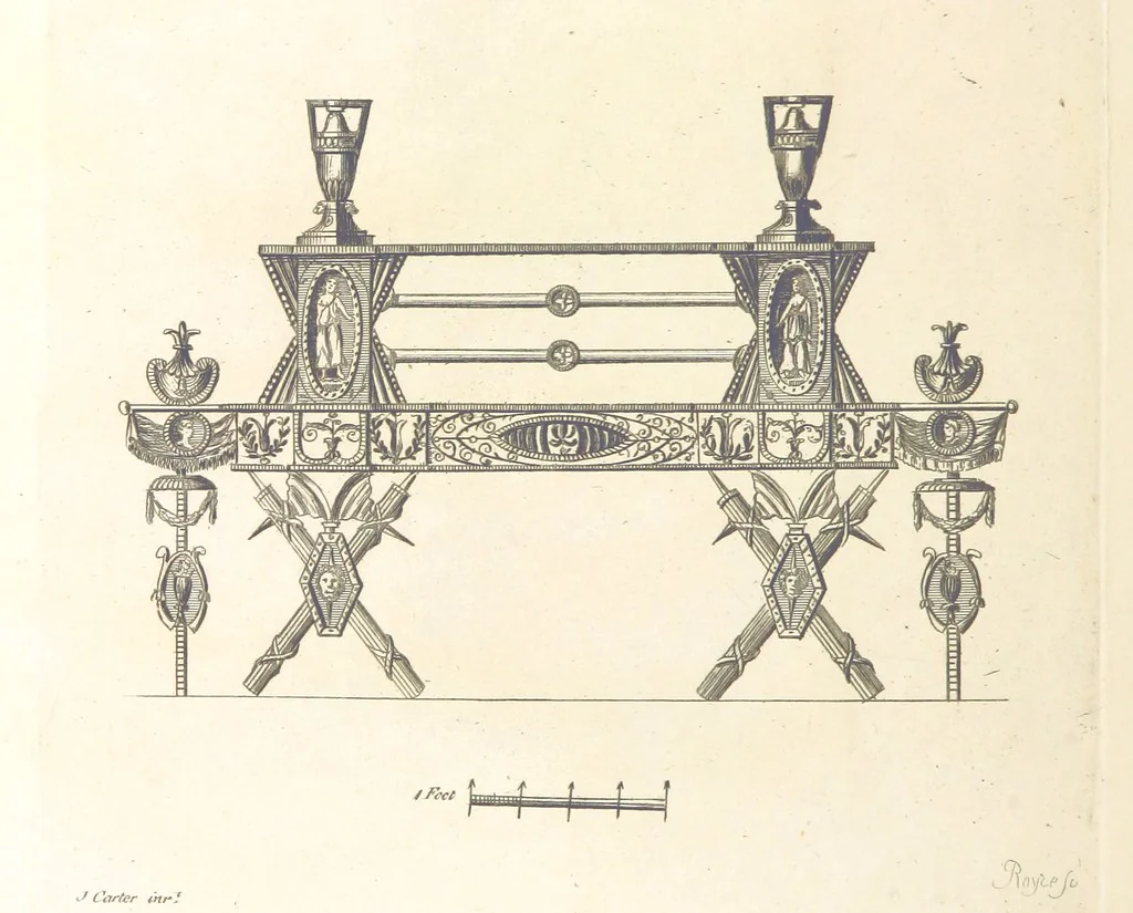 An illustration from The New Builder's Magazine, and Complete Architectural Library, for architects, surveyors, carpenters, etc, 1819, leaf 398