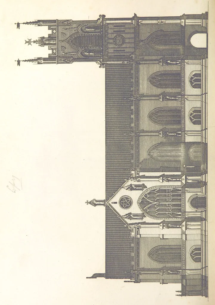 An illustration from The New Builder's Magazine, and Complete Architectural Library, for architects, surveyors, carpenters, etc, 1819, leaf 400