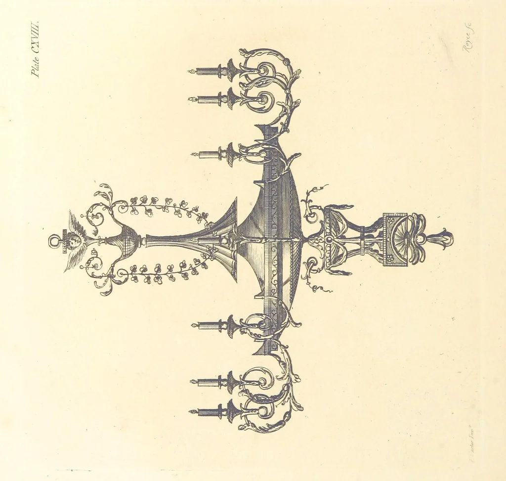 An illustration from The New Builder's Magazine, and Complete Architectural Library, for architects, surveyors, carpenters, etc, 1819, leaf 414