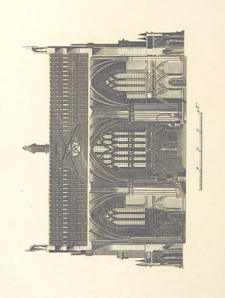 An illustration from The New Builder's Magazine, and Complete Architectural Library, for architects, surveyors, carpenters, etc, 1819, leaf 416
