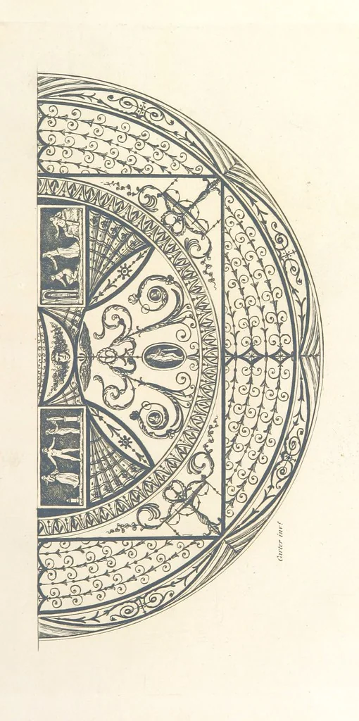 An illustration from The New Builder's Magazine, and Complete Architectural Library, for architects, surveyors, carpenters, etc, 1819, leaf 449