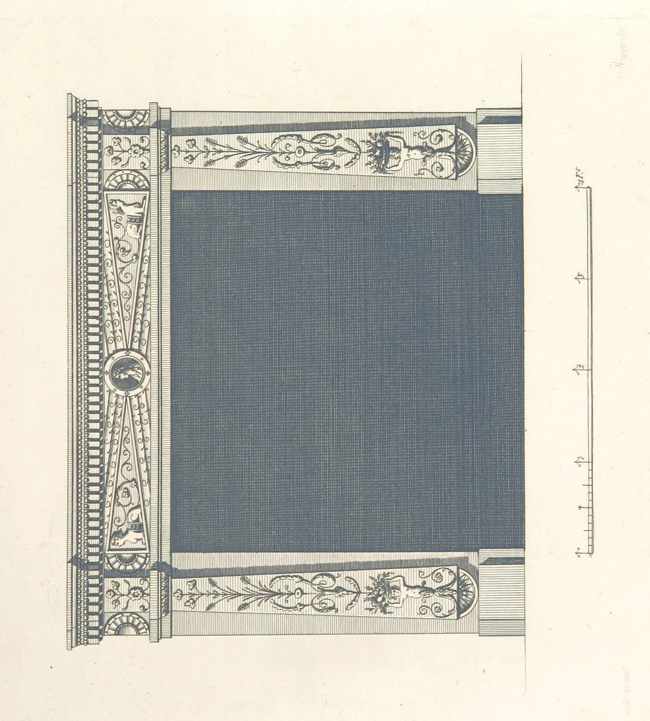 An illustration from The New Builder's Magazine, and Complete Architectural Library, for architects, surveyors, carpenters, etc, 1819, leaf 487