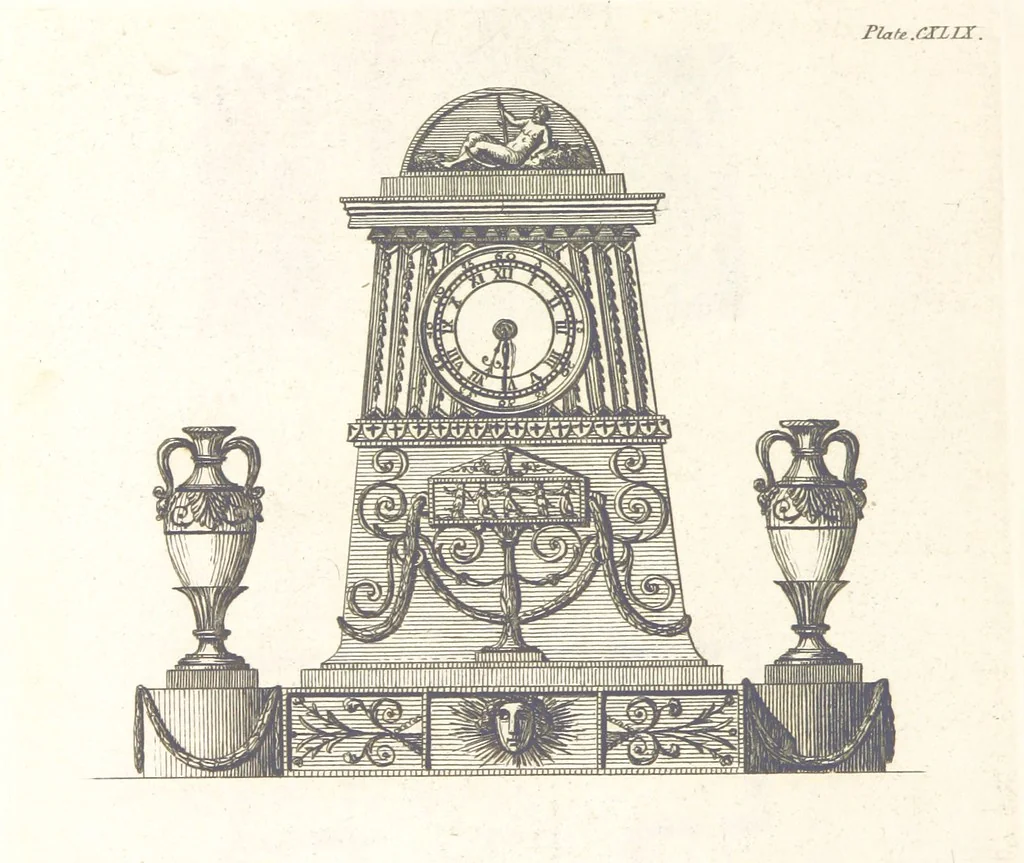 An illustration from The New Builder's Magazine, and Complete Architectural Library, for architects, surveyors, carpenters, etc, 1819, leaf 492