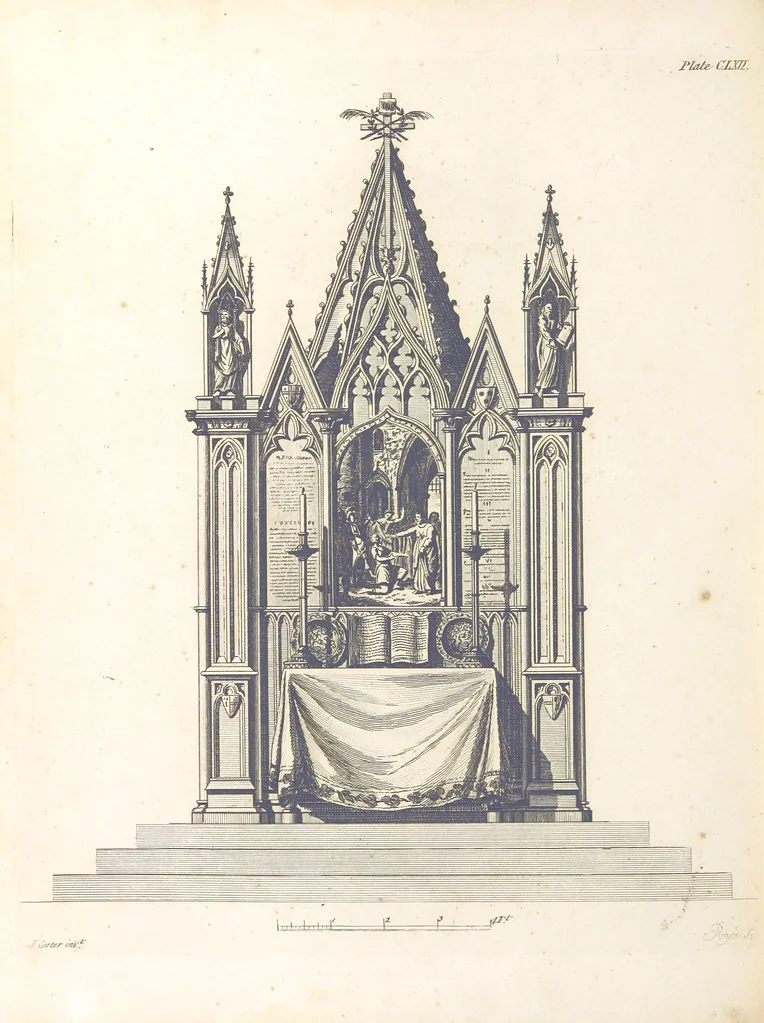 An illustration from The New Builder's Magazine, and Complete Architectural Library, for architects, surveyors, carpenters, etc, 1819, leaf 526
