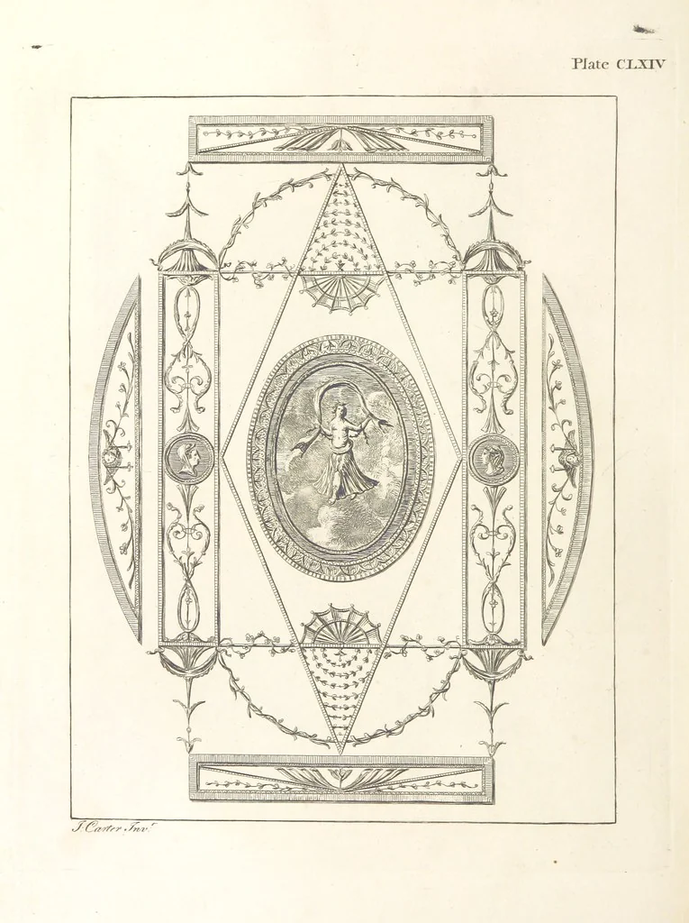An illustration from The New Builder's Magazine, and Complete Architectural Library, for architects, surveyors, carpenters, etc, 1819, leaf 530