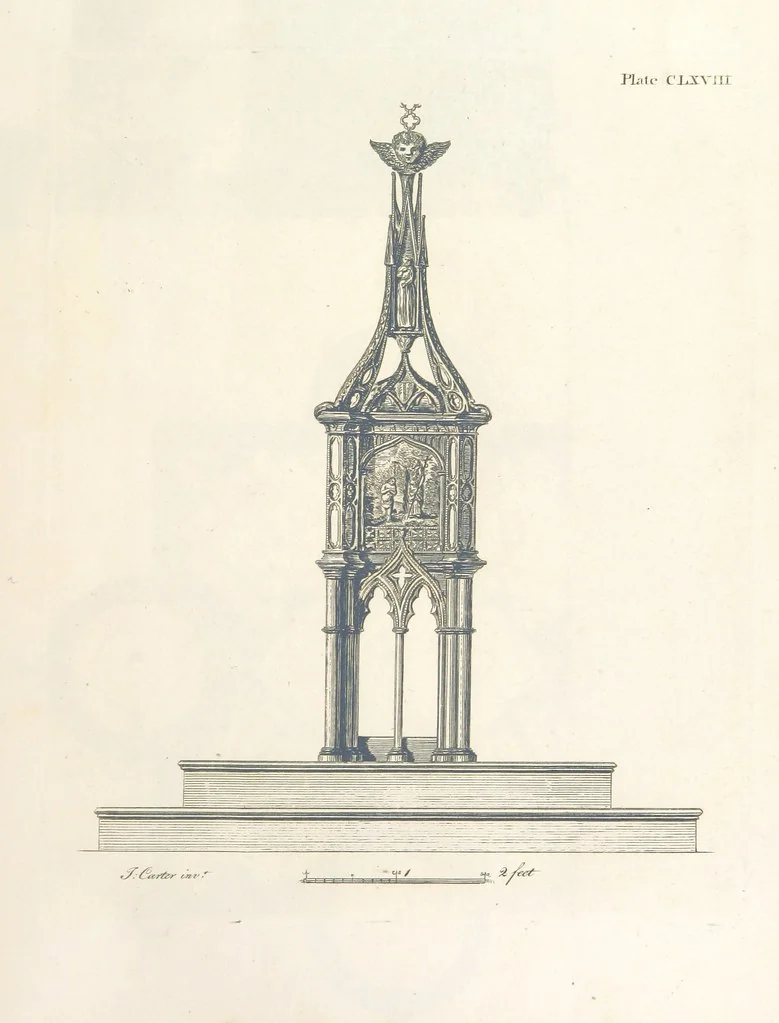 An illustration from The New Builder's Magazine, and Complete Architectural Library, for architects, surveyors, carpenters, etc, 1819, leaf 541