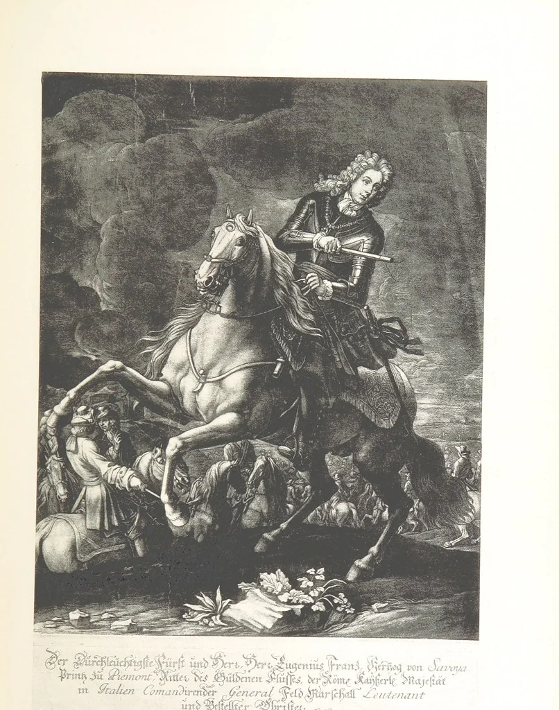 An illustration from Avvisi del cavaliere Federico Cornaro, ambasciatore veneto, circa l'assedio e la presa della fortezza di Buda nell'anno 1686. Con traduzione ungherese ed introduzione storica da Sigismondo Bubics. (Cornaro Frigyes velenczei követ Jelentései, etc.) [With plates, including portraits.] Ital. & Hung, 1891, leaf 253