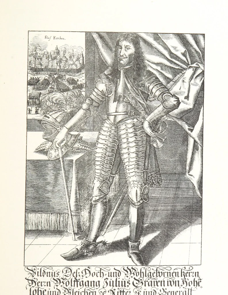 An illustration from Avvisi del cavaliere Federico Cornaro, ambasciatore veneto, circa l'assedio e la presa della fortezza di Buda nell'anno 1686. Con traduzione ungherese ed introduzione storica da Sigismondo Bubics. (Cornaro Frigyes velenczei követ Jelentései, etc.) [With plates, including portraits.] Ital. & Hung, 1891, leaf 283