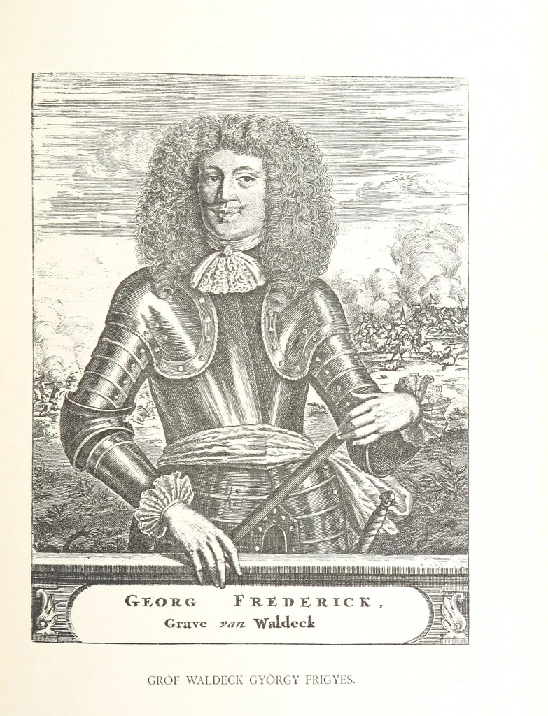 An illustration from Avvisi del cavaliere Federico Cornaro, ambasciatore veneto, circa l'assedio e la presa della fortezza di Buda nell'anno 1686. Con traduzione ungherese ed introduzione storica da Sigismondo Bubics. (Cornaro Frigyes velenczei követ Jelentései, etc.) [With plates, including portraits.] Ital. & Hung, 1891, leaf 293