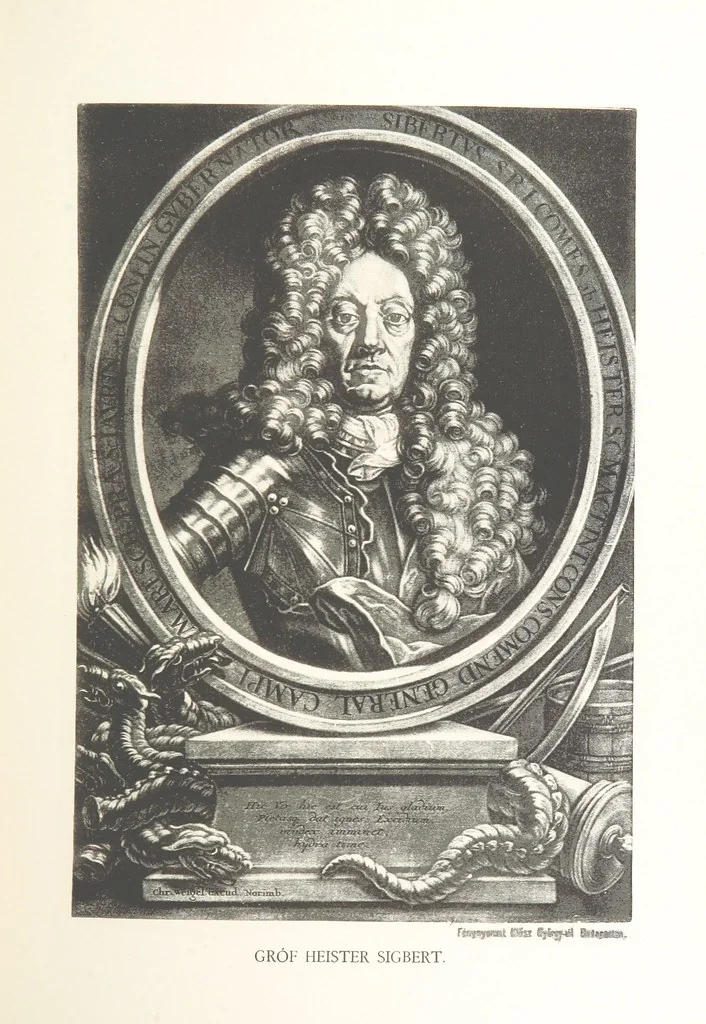 An illustration from Avvisi del cavaliere Federico Cornaro, ambasciatore veneto, circa l'assedio e la presa della fortezza di Buda nell'anno 1686. Con traduzione ungherese ed introduzione storica da Sigismondo Bubics. (Cornaro Frigyes velenczei követ Jelentései, etc.) [With plates, including portraits.] Ital. & Hung, 1891, leaf 311