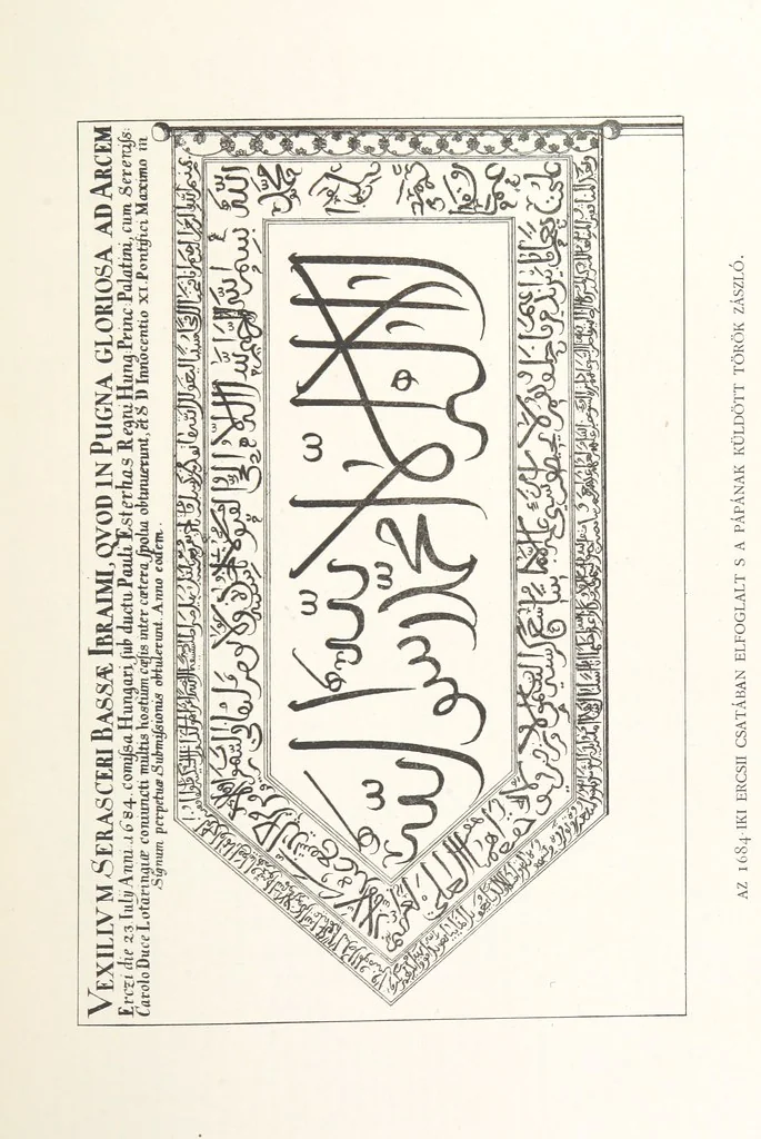 An illustration from Avvisi del cavaliere Federico Cornaro, ambasciatore veneto, circa l'assedio e la presa della fortezza di Buda nell'anno 1686. Con traduzione ungherese ed introduzione storica da Sigismondo Bubics. (Cornaro Frigyes velenczei követ Jelentései, etc.) [With plates, including portraits.] Ital. & Hung, 1891, leaf 435