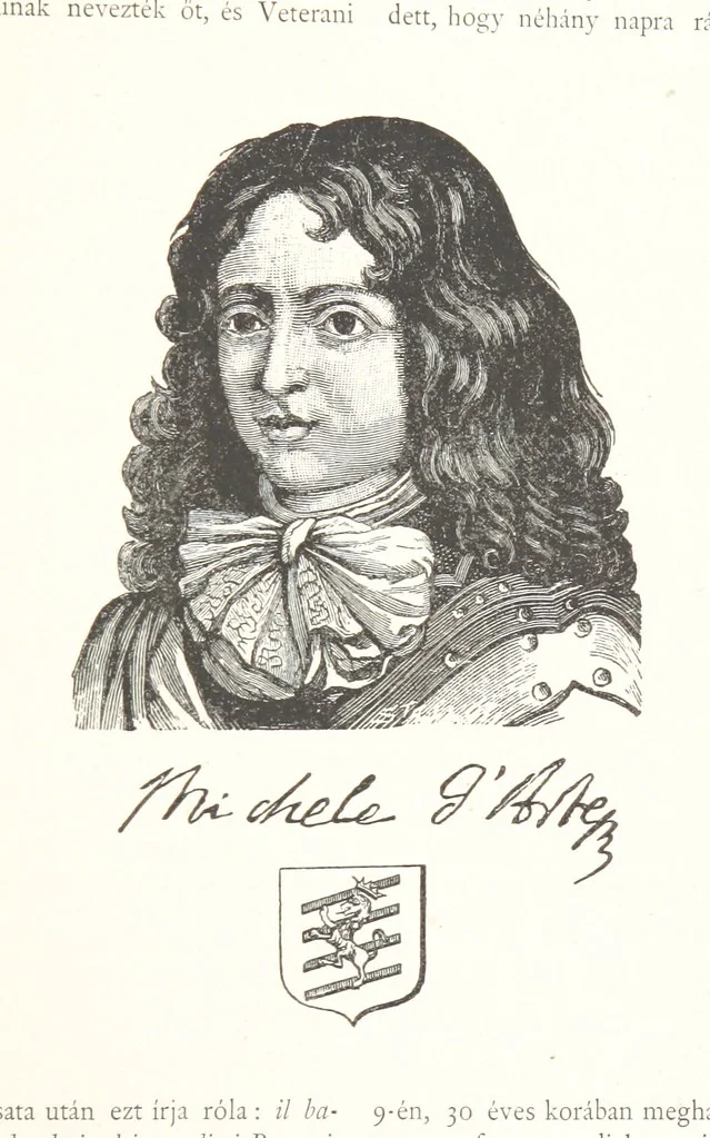 An illustration from Avvisi del cavaliere Federico Cornaro, ambasciatore veneto, circa l'assedio e la presa della fortezza di Buda nell'anno 1686. Con traduzione ungherese ed introduzione storica da Sigismondo Bubics. (Cornaro Frigyes velenczei követ Jelentései, etc.) [With plates, including portraits.] Ital. & Hung, 1891, leaf 587