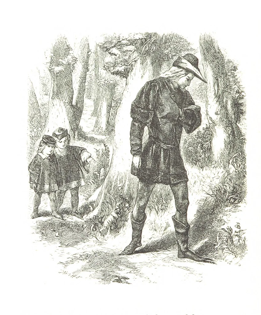 An illustration from Dramatic Scenes. With other poems, now first printed ... Illustrated, 1857, leaf 110