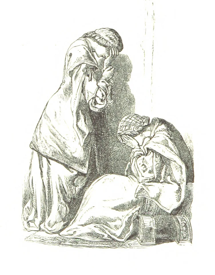 An illustration from Dramatic Scenes. With other poems, now first printed ... Illustrated, 1857, leaf 116