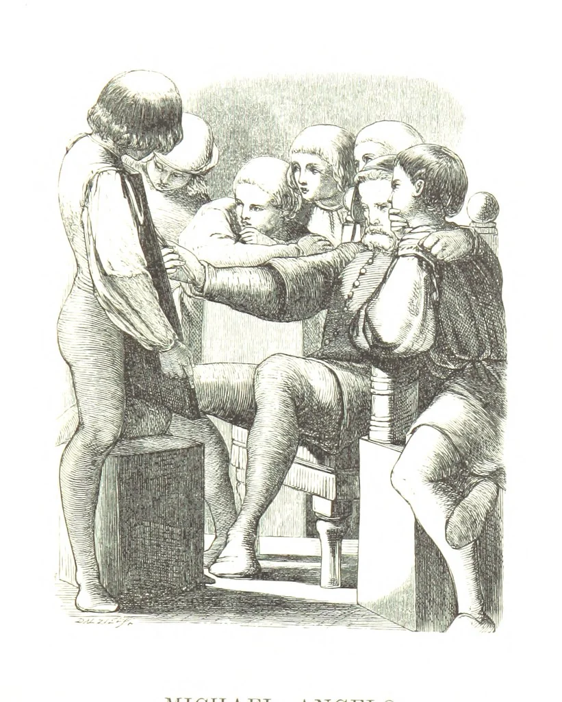 An illustration from Dramatic Scenes. With other poems, now first printed ... Illustrated, 1857, leaf 199
