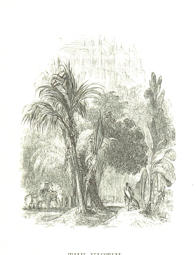 An illustration from Dramatic Scenes. With other poems, now first printed ... Illustrated, 1857, leaf 267