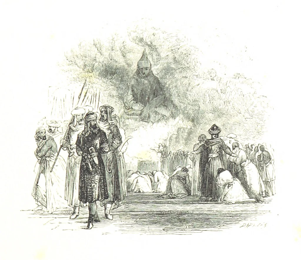 An illustration from Dramatic Scenes. With other poems, now first printed ... Illustrated, 1857, leaf 295