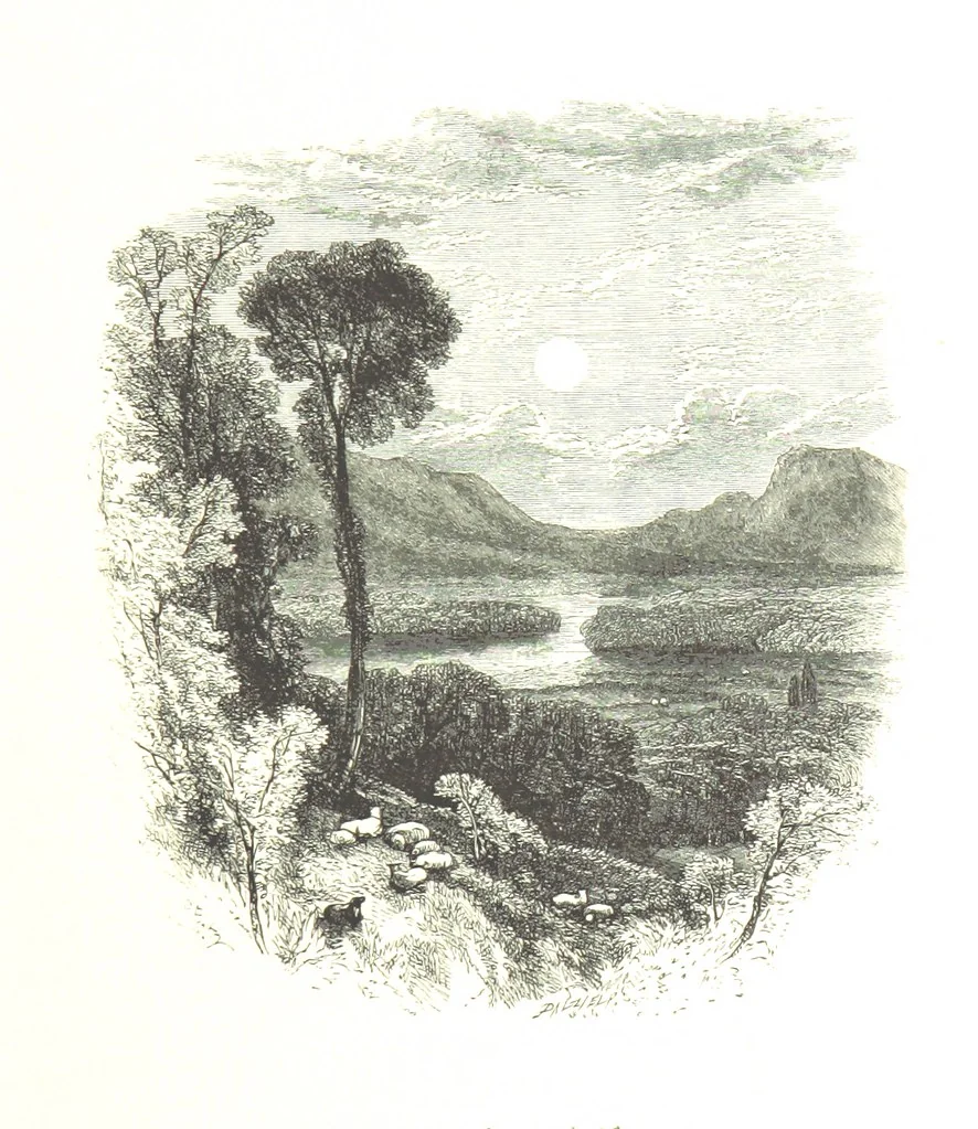 An illustration from Dramatic Scenes. With other poems, now first printed ... Illustrated, 1857, leaf 303