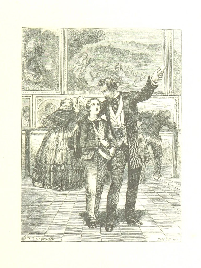An illustration from Dramatic Scenes. With other poems, now first printed ... Illustrated, 1857, leaf 337