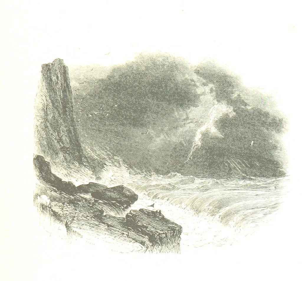 An illustration from Dramatic Scenes. With other poems, now first printed ... Illustrated, 1857, leaf 393