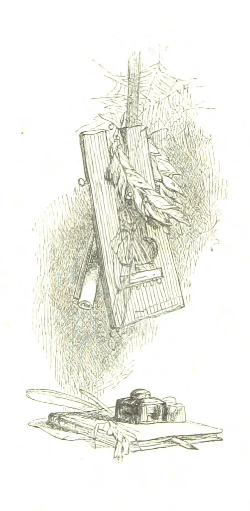 An illustration from Dramatic Scenes. With other poems, now first printed ... Illustrated, 1857, leaf 422