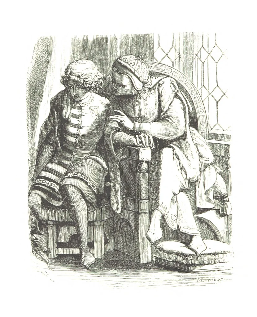 An illustration from Dramatic Scenes. With other poems, now first printed ... Illustrated, 1857, leaf 84