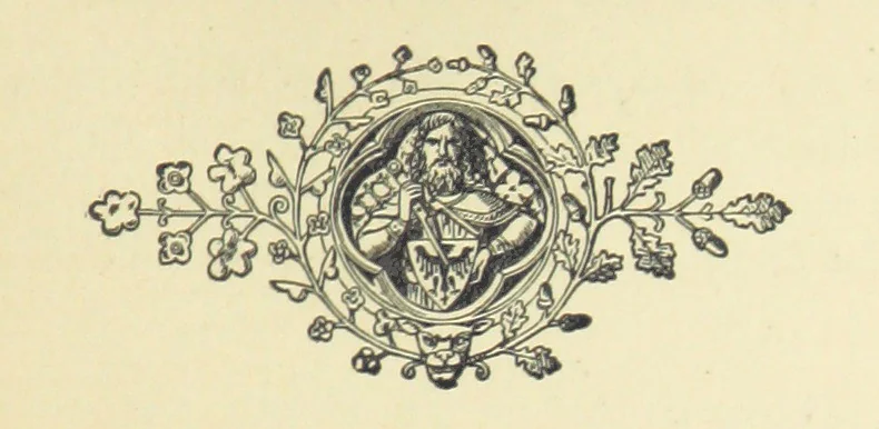 An illustration from Irish Lyrics, Songs & Poems, 1879, leaf 105