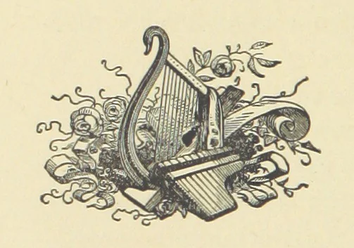An illustration from Irish Lyrics, Songs & Poems, 1879, leaf 38