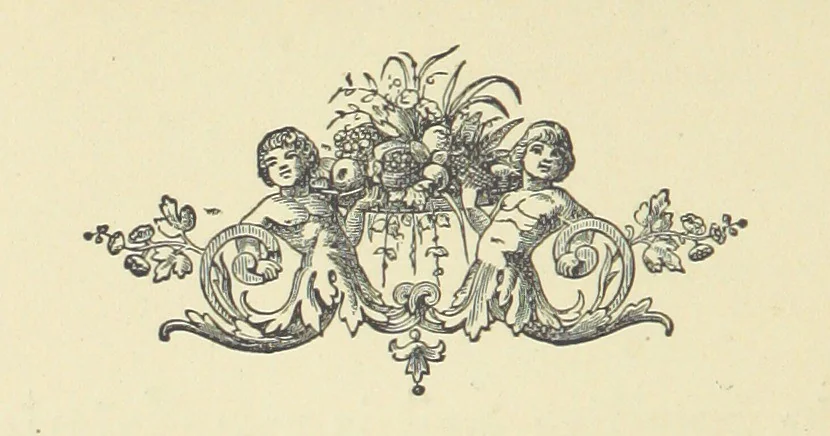 An illustration from Irish Lyrics, Songs & Poems, 1879, leaf 52