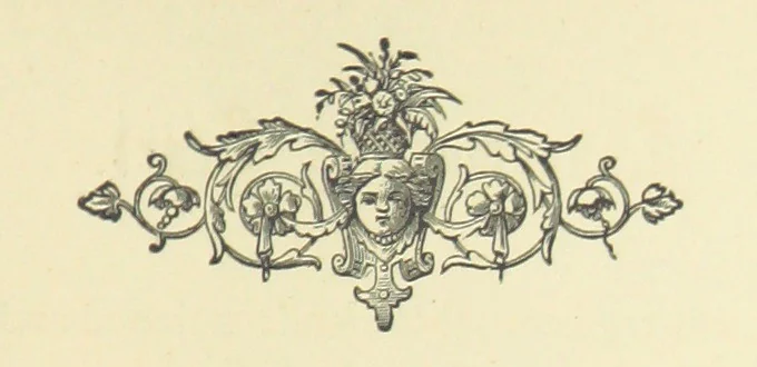 An illustration from Irish Lyrics, Songs & Poems, 1879, leaf 75