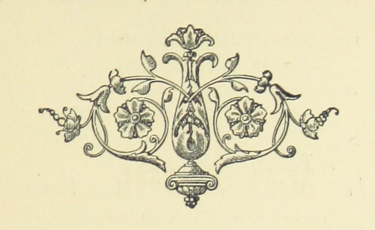 An illustration from Irish Lyrics, Songs & Poems, 1879, leaf 87
