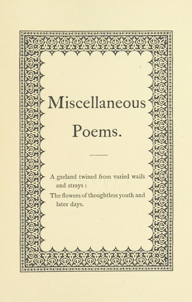 An illustration from Irish Lyrics, Songs & Poems, 1879, leaf 97
