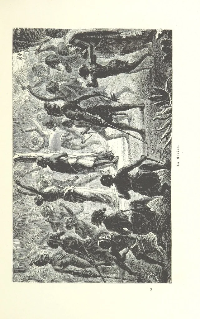 An illustration from Mœurs et caractères des peuples, Asie-Amérique-Océanie. Morceaux extraits de divers auteurs. [With illustrations, 1879, leaf 145