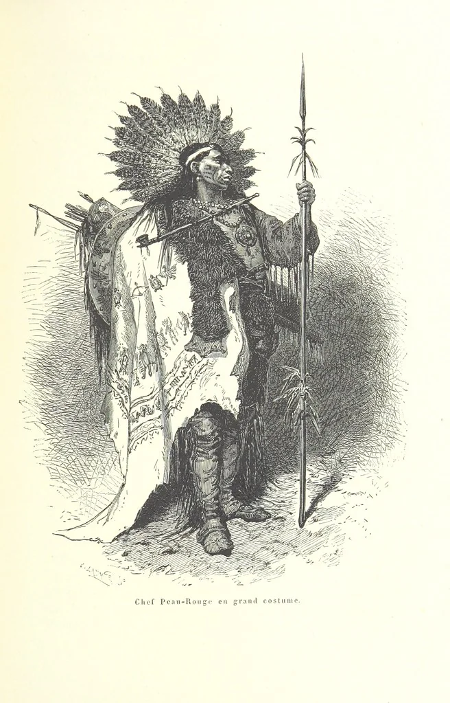 An illustration from Mœurs et caractères des peuples, Asie-Amérique-Océanie. Morceaux extraits de divers auteurs. [With illustrations, 1879, leaf 199
