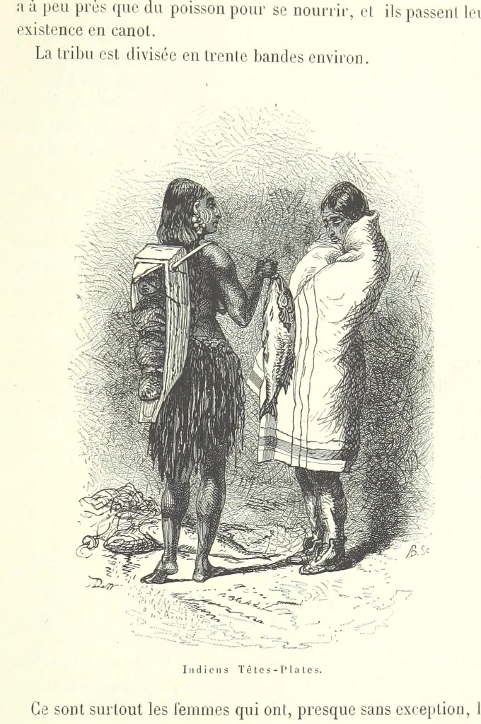 An illustration from Mœurs et caractères des peuples, Asie-Amérique-Océanie. Morceaux extraits de divers auteurs. [With illustrations, 1879, leaf 203