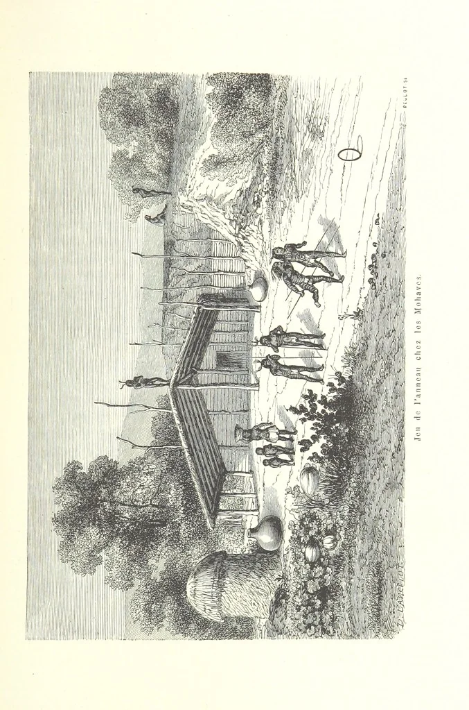 An illustration from Mœurs et caractères des peuples, Asie-Amérique-Océanie. Morceaux extraits de divers auteurs. [With illustrations, 1879, leaf 205